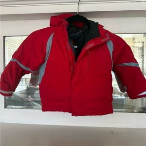 Columbia Kids Red OmniHeat Insulated Jacket